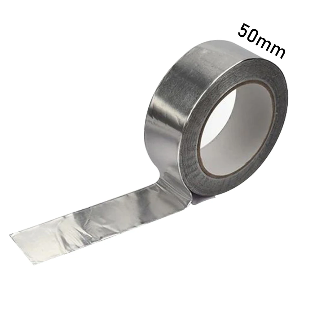 Resistant Aluminum Foil Tape Perfect for Connecting and Sealing Seams and Connections of Flexible Air Ducts 5cm x 20M