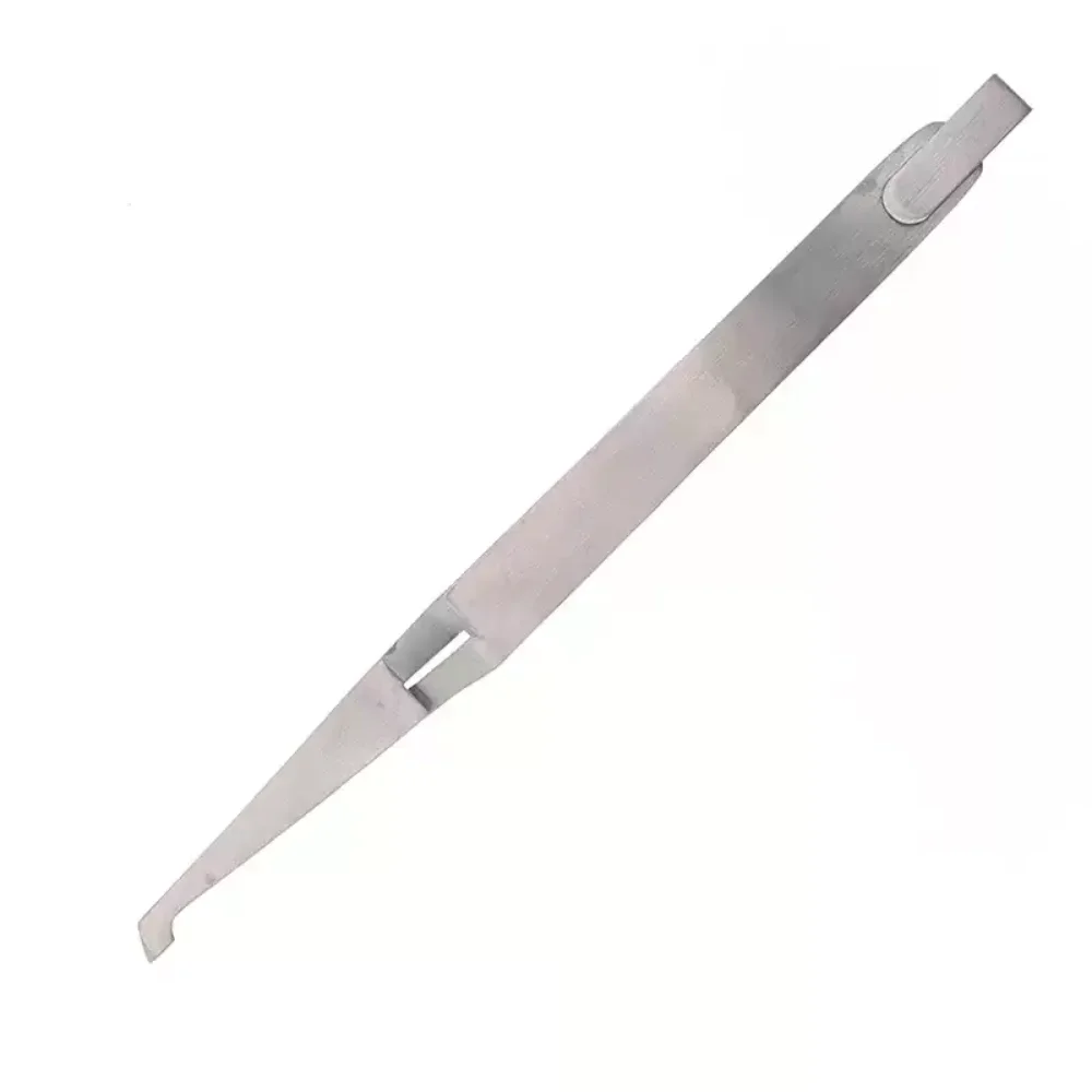 AG Dental Bracket Placement Tweezers Stainless Steel Serrated Pliers Orthodontic Instrument Holder for Braces 1Pc
