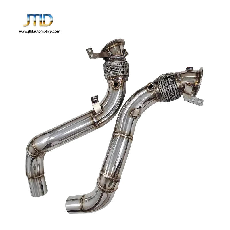 

304 Stainless Steel Exhaust Downpipe For BMW Catless Downpipe For BMW X5M F85