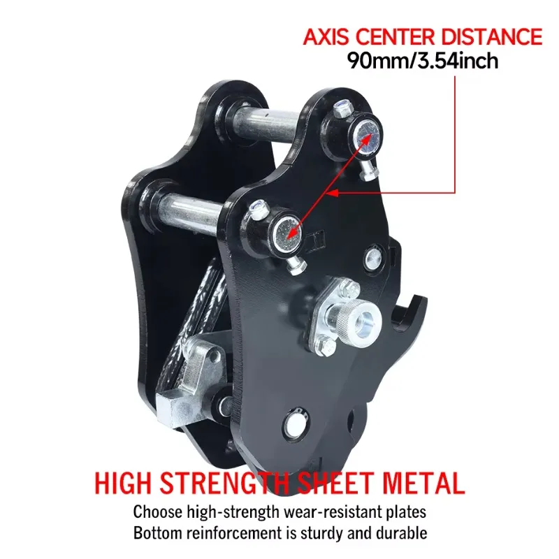 1-3 tons mini excavator coupler quick connection hanging device bearing gear