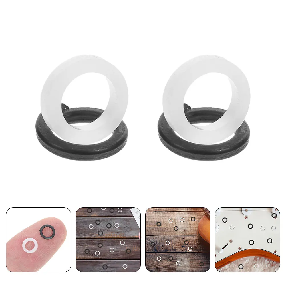 

20 Pcs Guitar Accessories Gaskets Tuner Spacer Plastic Accessory Tool Washer Felt Washers