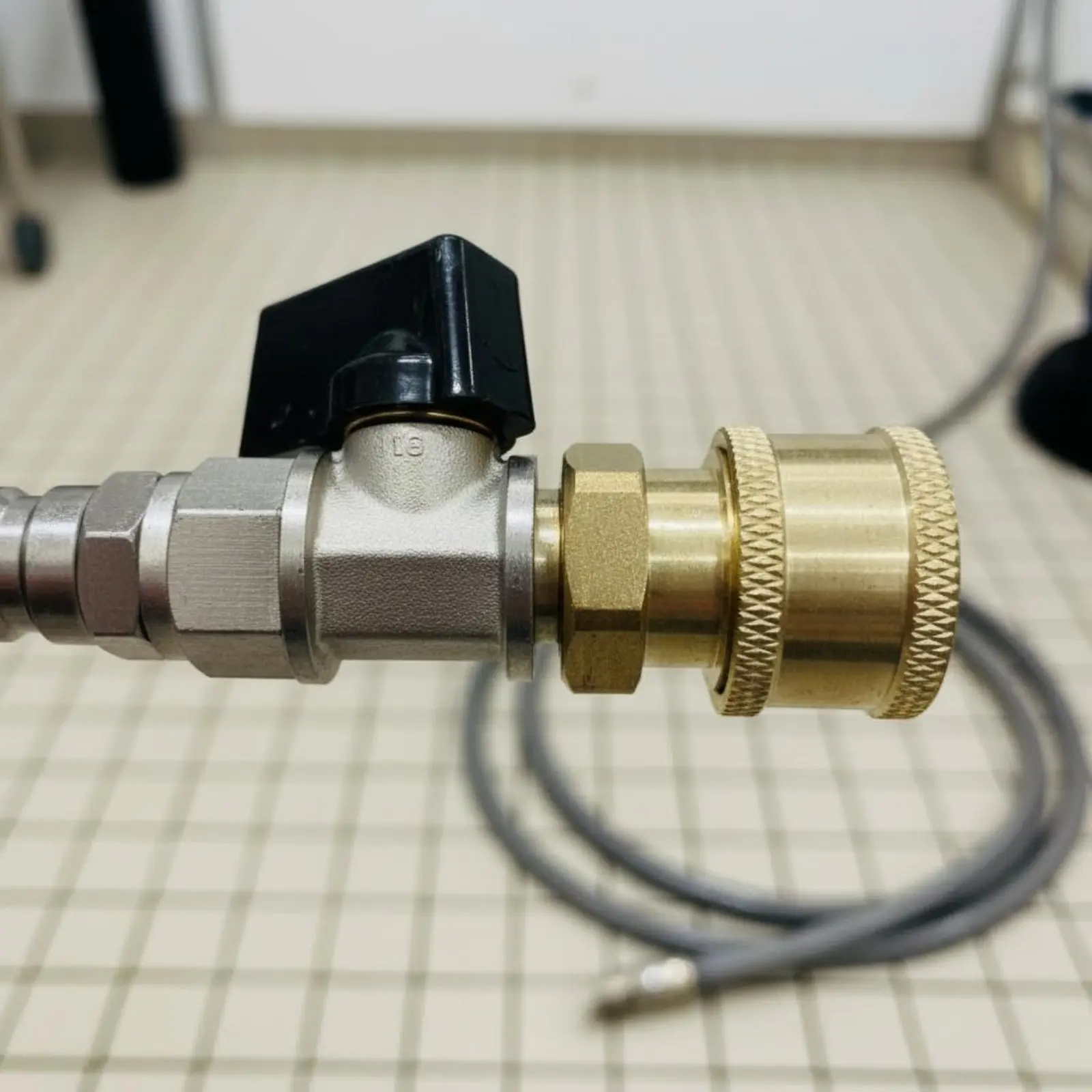 Pressure Washer Quick Coupler Sturdy Metal Build Washer Adapter Valve Stainless Steel Connector Set Leak Leak-Proof Connection
