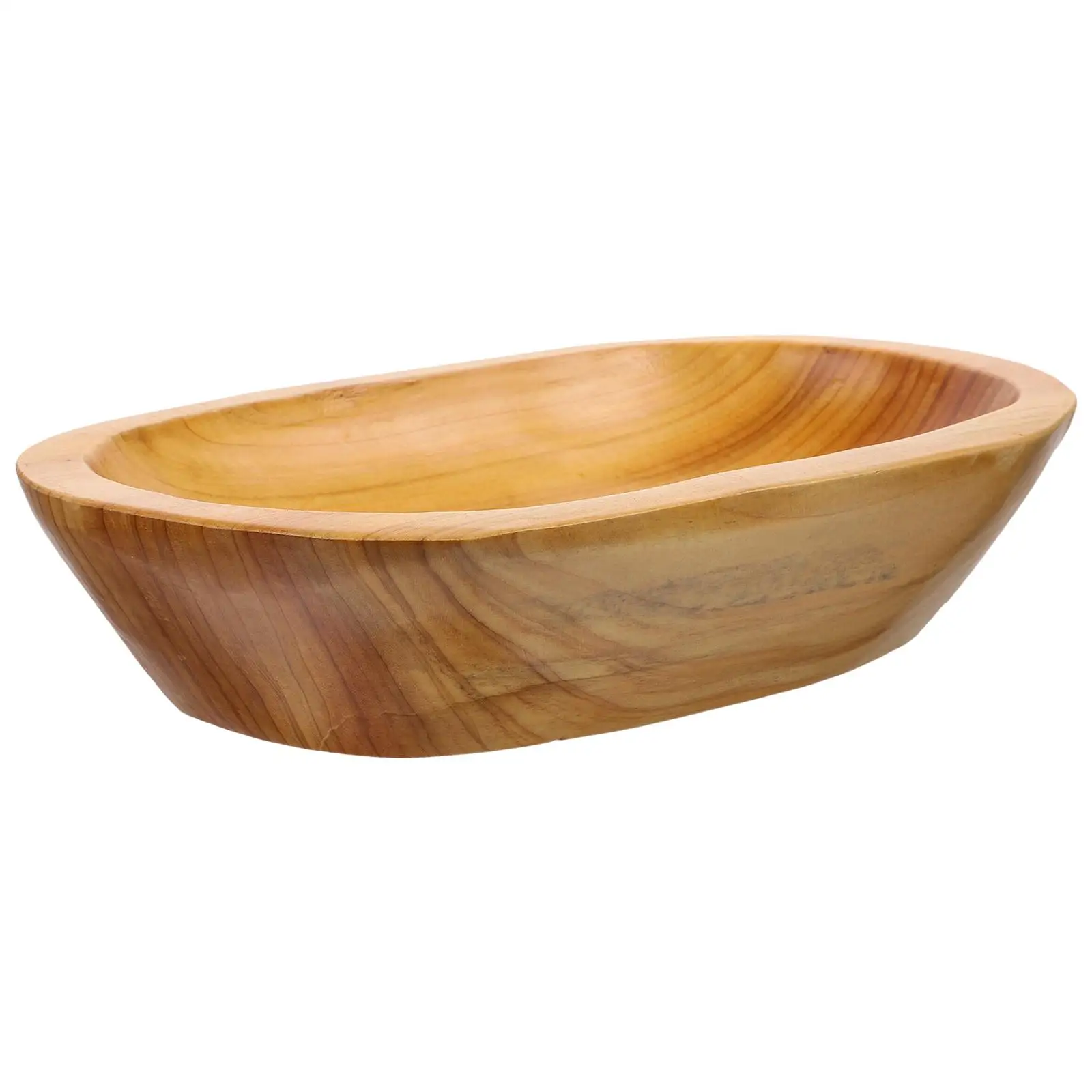 

Solid Wood Fruit Plate Decorative Bowl Charcuterie Bowls Dish for Display Candy Party Table Trays