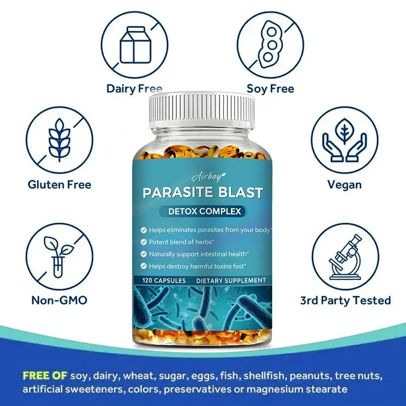 

Parasite Blast - Promotes Intestinal Health, Metabolism, Digestive Health, and Improves The Immune System Supplement