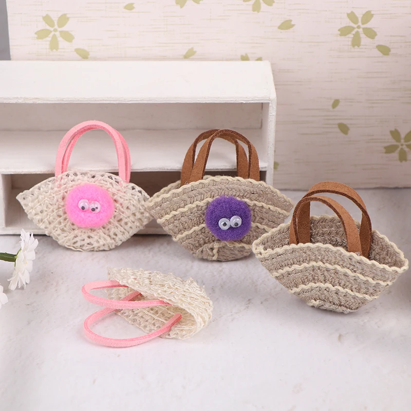 1/6 Doll Simulation Shoulder Bag Handbag Model Obitsu 11 Mini Bags Labubu Plush Doll Accessories Dollhouse Decoration Toys