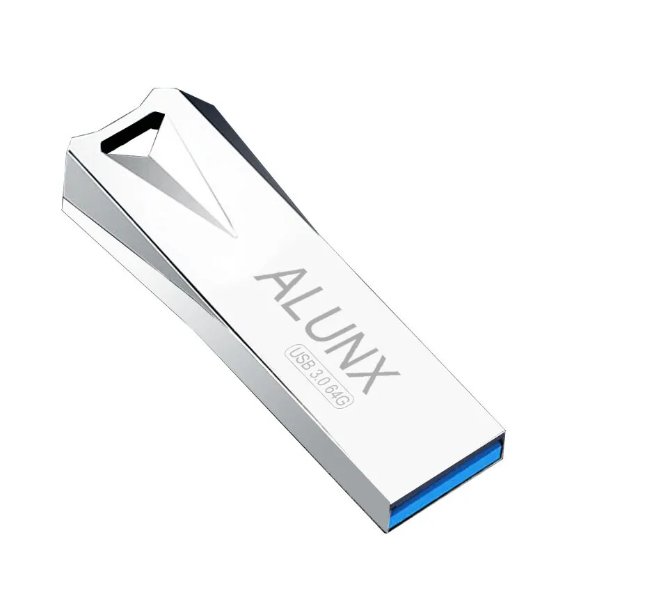 ALUNX USB 3.0 펜드라이브 메모리 스틱, 금속 USB 플래시 드라이브, 128Gb 펜 드라이브, 64 Gb, 8Gb, 16 Gb, 32Gb, 4 Gb