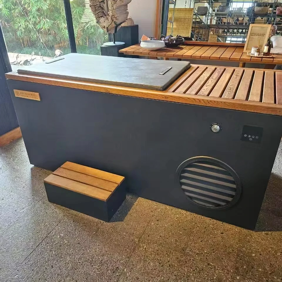 

New Design Outdoor Stainless Steel Cold Plunge Recovery Tub Ice Bath Tub & Chiller 1