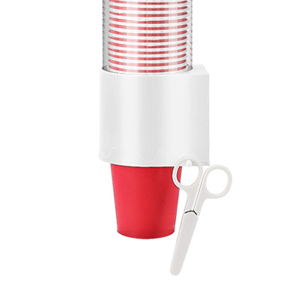 

Wall Mount Single Water Cup Dispenser Pull Type 140 Cups 5-7.6Cm Food Grade Eco-Friendly Dust Cover Easy Refill 140