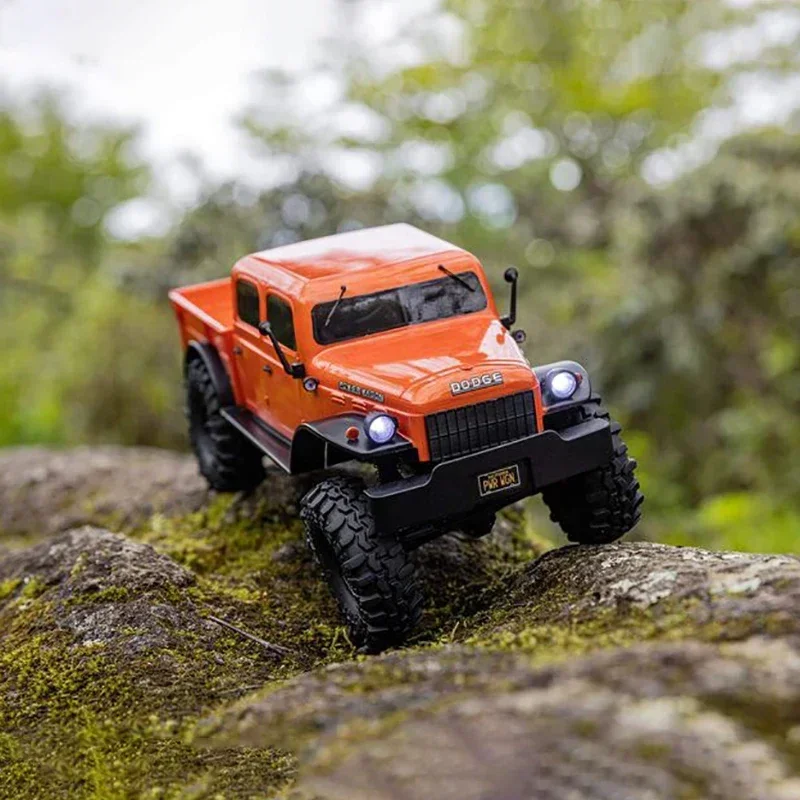 Axial SCX24 Hardshell 1/24 RTR RC mini Electric Climbing Off road Vehicle Vintage Dodge Truck Pickup Adult Boys Toy