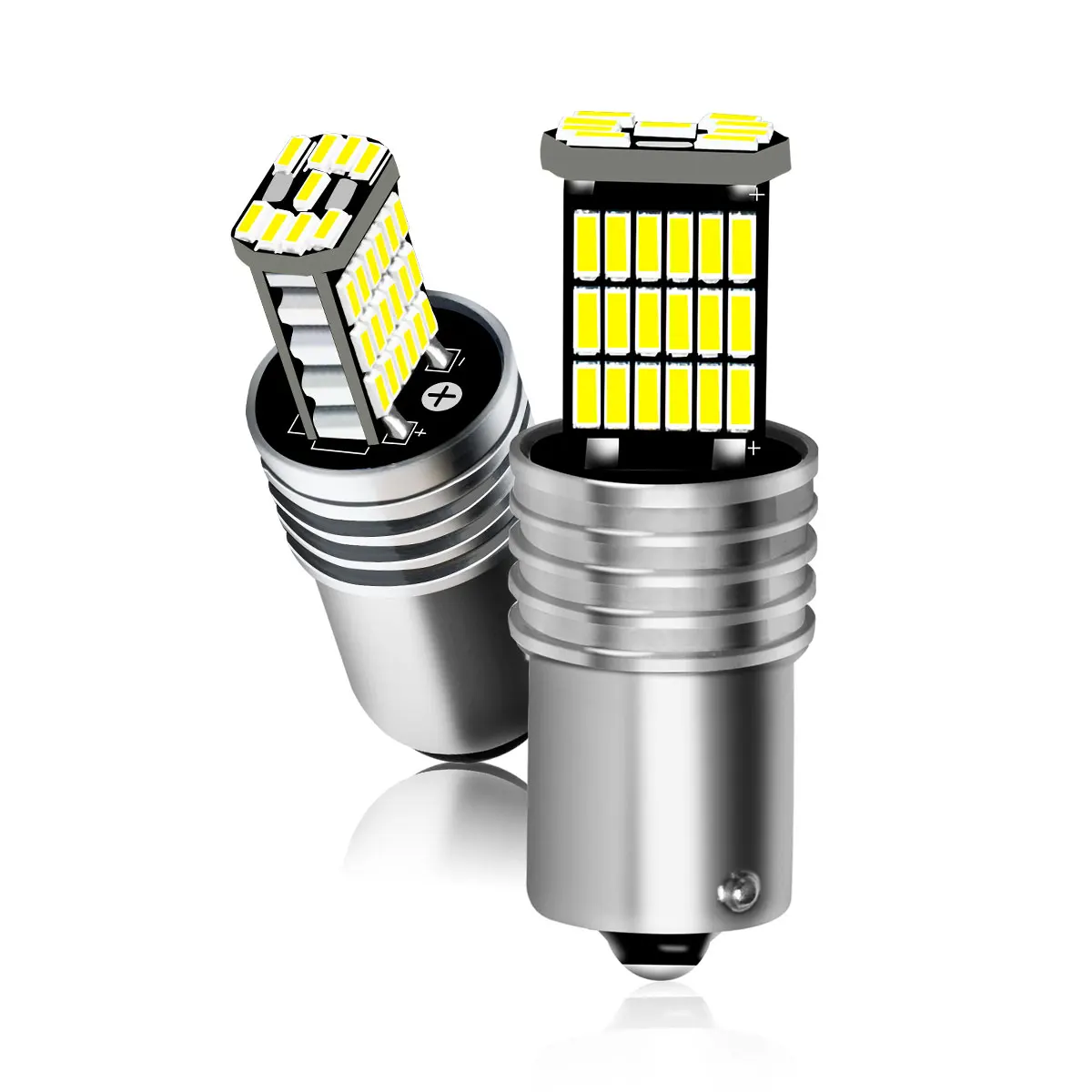 

4PCS Powerful LED Brake Reversing Stop Signal Lights 1157 bay15d p21/7w 1156 ba15s g18 p21w 12V