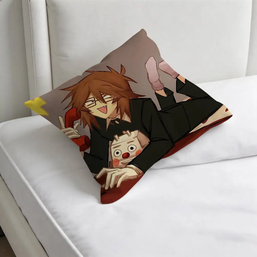 Randal Ivory Satoru R-Ranfren Fashion Square Pillow Case Durable Throw Pillow Cover for Sofa Couch Chair