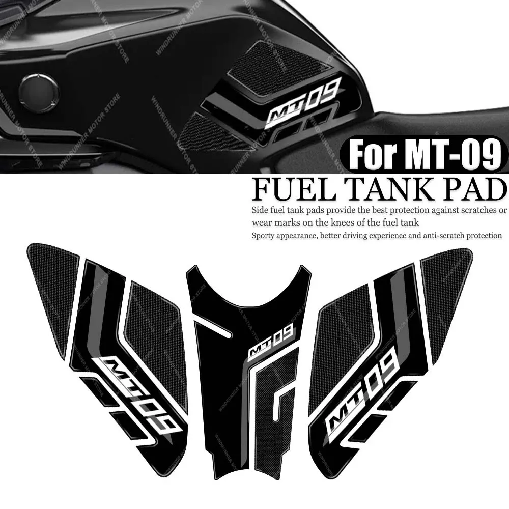 

For Yamaha MT-09 MT09 mt09 Motorcycle fuel tank protection decorative stickers motorcycle accessories