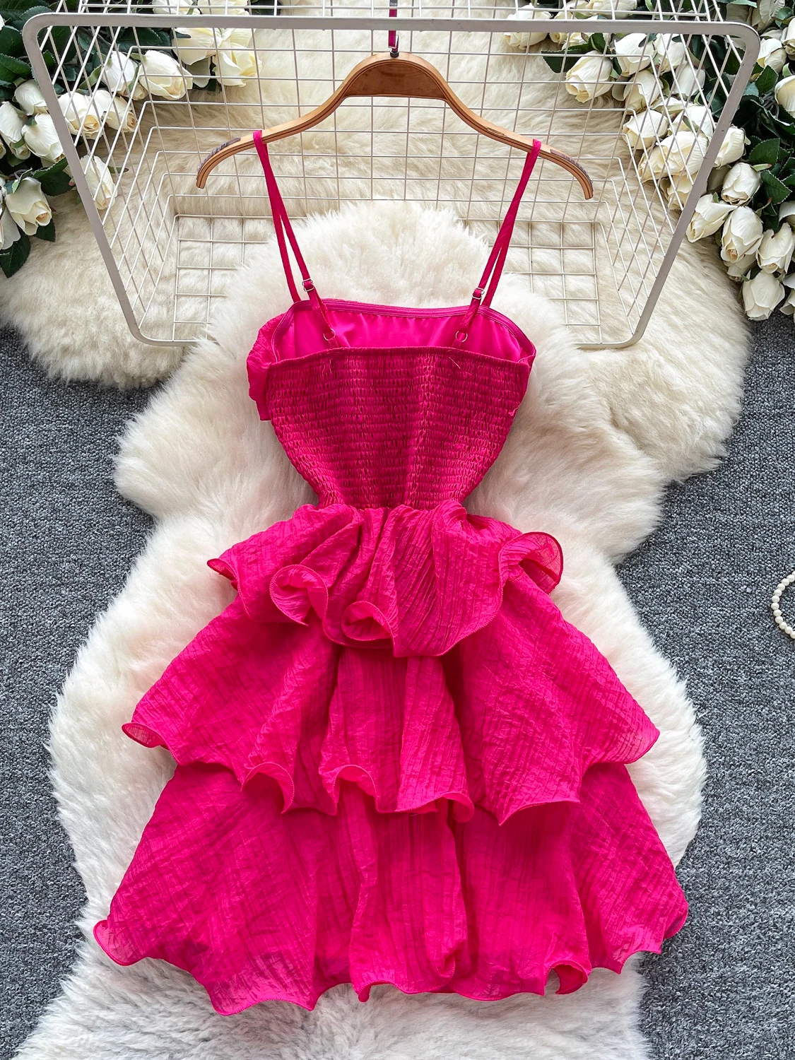 

Dopne Pure Desire Sle Women's Summer Dr ter Ne ort Skirt Bell Hem Design Beautiful Sexy Lady High Waist A-Line...