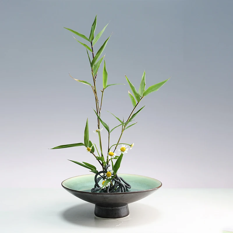 Japanese Ikebana Kenzan Flower Pot Base Holder Frog Flexible Deformable Tea Ceremony Chinese Floral
