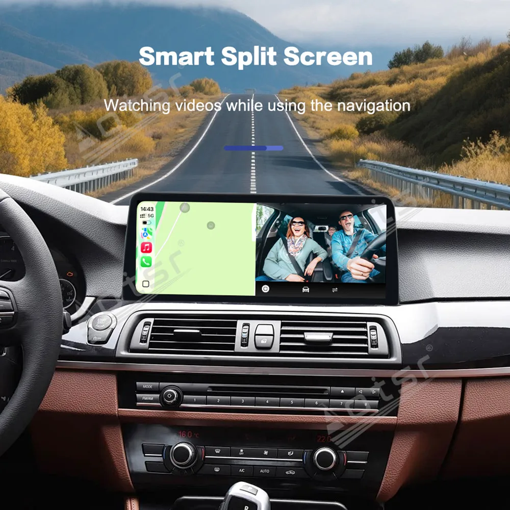 

Мультимедийная система для автомобилей BMW 5 серии 2011-2017 годов выпуска (NBT CIC) с поддержкой Linux, Android Auto, CarPlay, GPS-навигации и автомобильного радио.