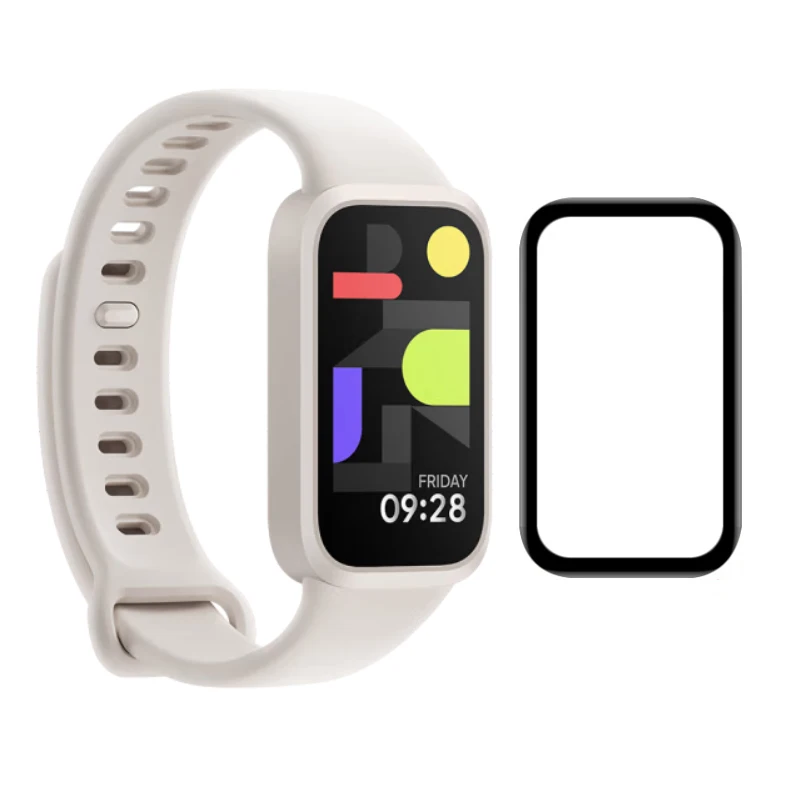 Xiaomi Redmi Band 3用のソフトエッジ保護フィルム,スマートブレスレット用のフルカバー,スクリーンプロテクター,スマートブレスレットアクセサリー