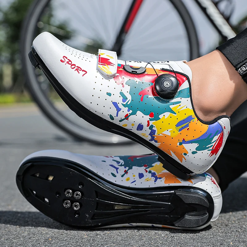 Herren-Fahrradschuhe MTB, Leichte und Langlebige Mountainbike-Schuhe, Geeignet für Outdoor-Bergfahrten, Unisex 37-46 – Detail 34