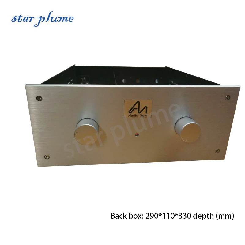 (290*110*330mm) Acrylic Iron Aluminum Amplifier Case EL84 Integrated Chassis Vacuum Tube Amplifier Chassis Shell DIY Box