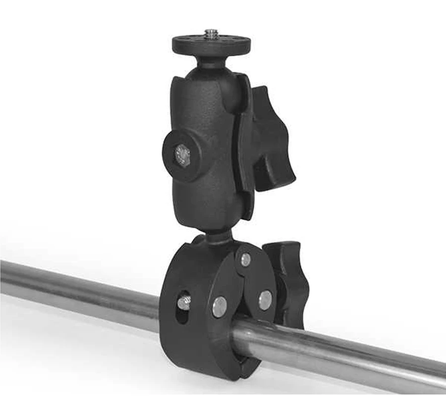 360° Universal Bracket Clamp Handlebar Mount for GoPro SJCAM SOOCOO DJI Osmo Action Cameras Bicycle Motorcycle Clip-on Accessory