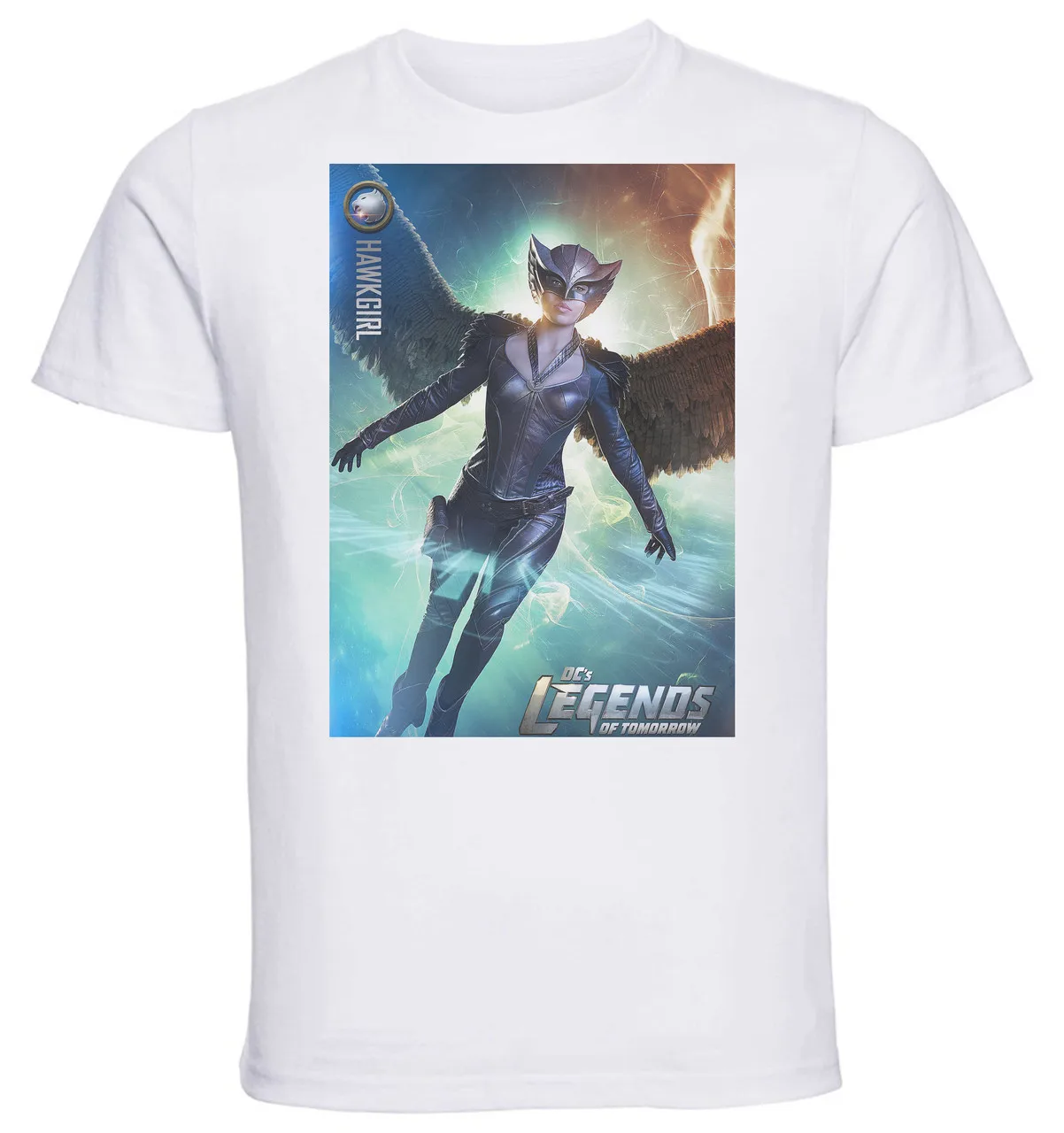 T-Shirt Unisex White Playbill TV Series Legends of Tomorrow Hawkgirl