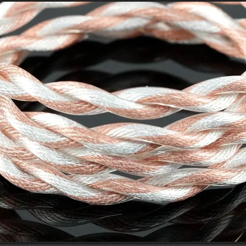 كابل XINHS G58 2-Strand Coaxial Leeds 7N عالي النقاء من سبائك النحاس