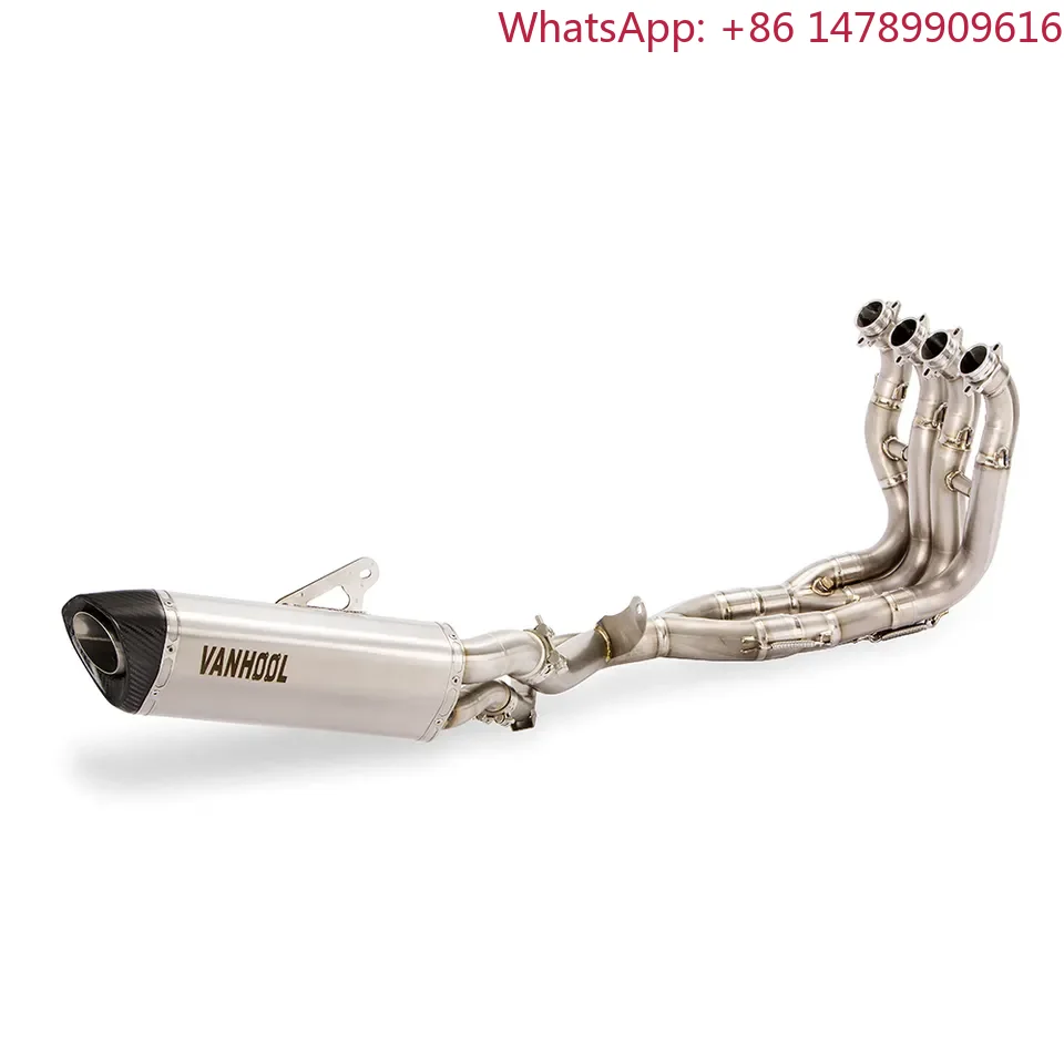 cc Adventure Bike High Performance Aftermarket Titanium Motorcycle Exhaust Pipe System Parts, Racing Muffler, Escape