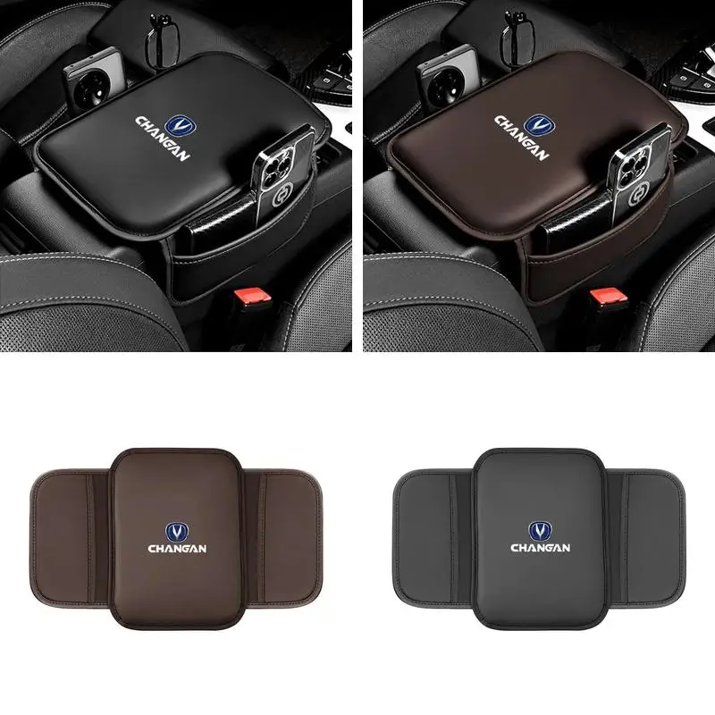 Single Piece Auto Center Console Box Armrest Cover Cushion Storage Hanger Organizer for Changan CS75 CS55 Plus CS35 CS15 CS85
