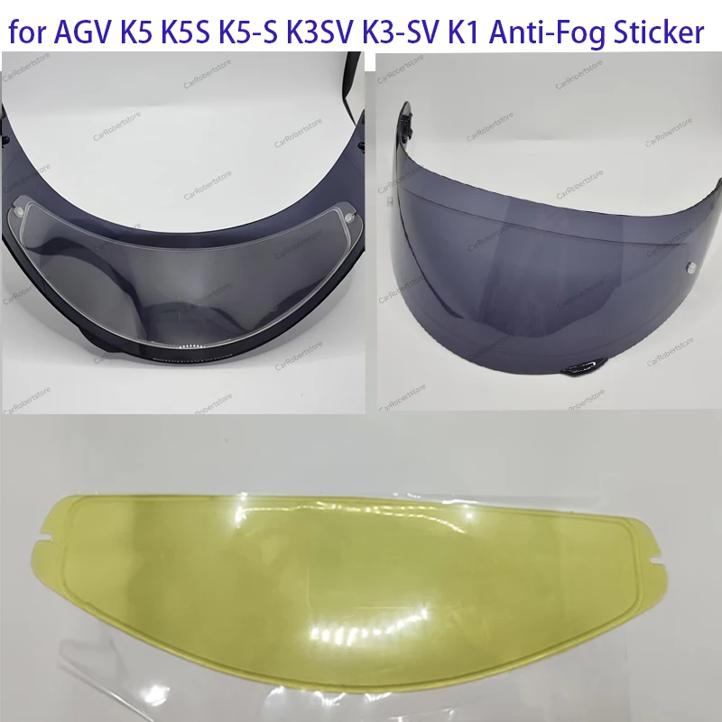 

Противотуманная пленка для AGV K5 K5S K5-S K3SV K3-SV K1, противотуманная наклейка, нашивка для шлемов, козырек, прозрачное стекло, детали экрана, аксессуары для мото
