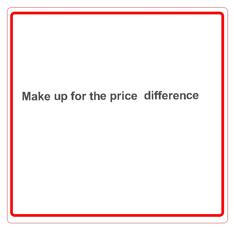 Gleichen Sie den Preisunterschied aus