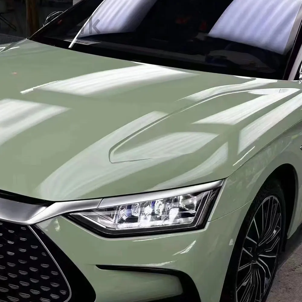

Глянцевый хакис зеленый автомобильные обертывания виниловая пленка наклейка для салона автомобиля авто мотоциклы аксессуары для кузова защитная пленка низкой вязкости