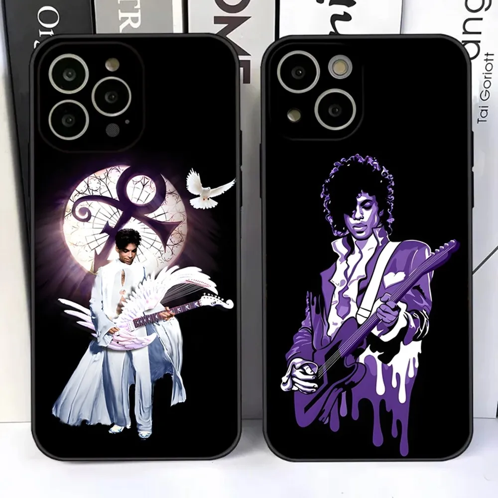 Prince Rogers Nelson Phone Case For iPhone 15,14,13,12,11 Plus,Pro,Max,XR,XS,X,7,8 Plus,SE,Mini Silicone Soft