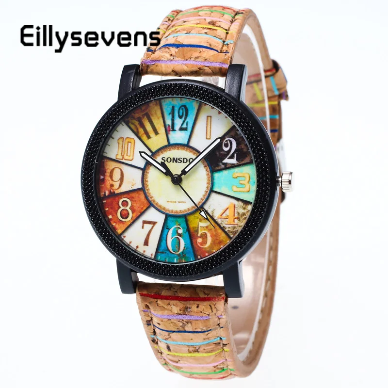 

Vintage Leather Women Watches Brown Retro Roma Dial Quartz Ladies Quartz Watch Leather Thin Band Small Dial Relogio Feminino