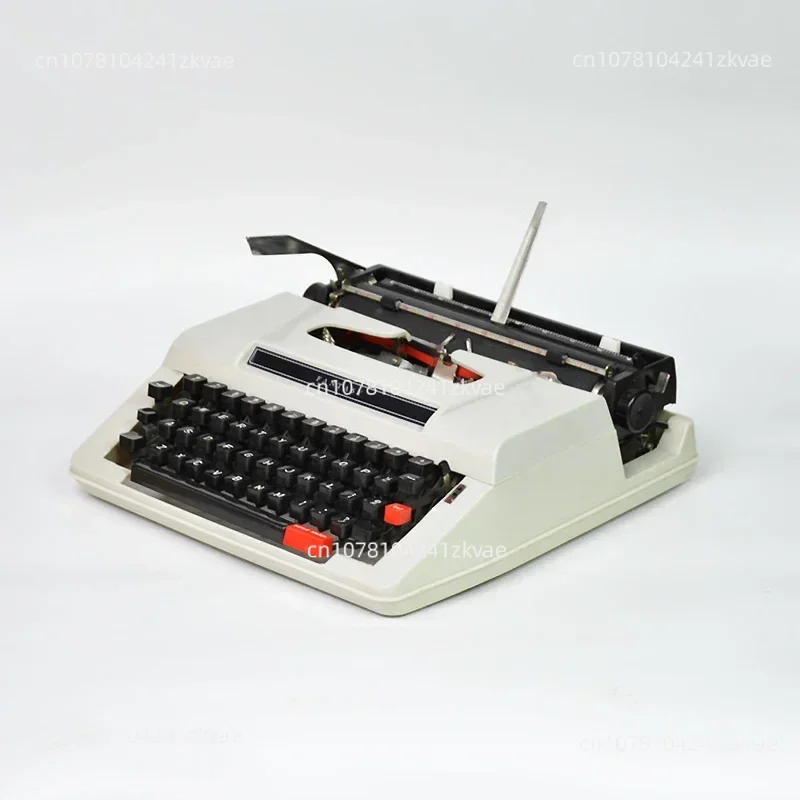 Typewriter Beige English Mechanical 1980S Normal Use Retro Literary Gift