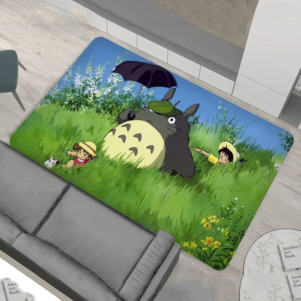 Cartoon T-Totoro Entrance Door Mat Nordic Style Bedroom Living Room Doormat Home Balcony Anti-Slip Modern Home Decor