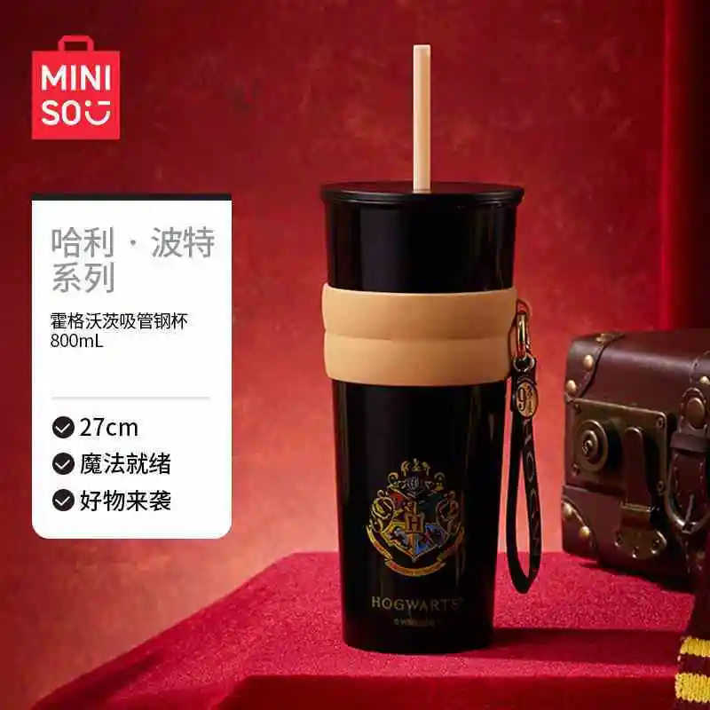 

Popular anime movies: Harry Potter water cup,Hogwarts School Large capacity 800mL insulated cup,New semester opening gift
