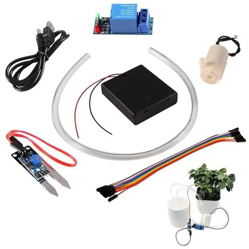 Automatic Irrigation DIY Kit Automatic Flower Watering Kit Soil Moisture Detection For Garden Watering