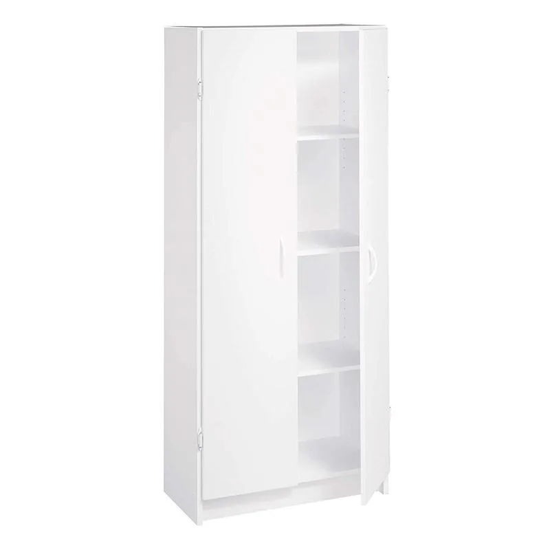 ClosetMaid-Ajustável 4 Shelf Pantry Cabinet, Branco, 896700, 12,5x24x59,5 em