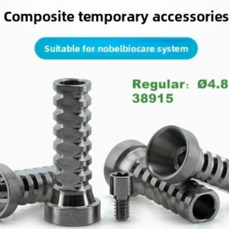 Temporary Cylinder For Multi-unit Abutment Fits Nobel Biocare Prosthetic Screw Retained Abutment