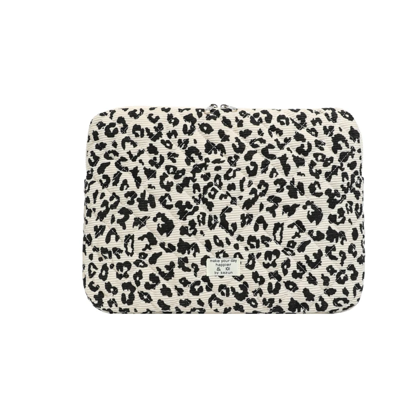 Leopard Print Portable Laptop Case Laptop Carrying Case Computer Sleeve Fits 11/13/15 Inch Laptops