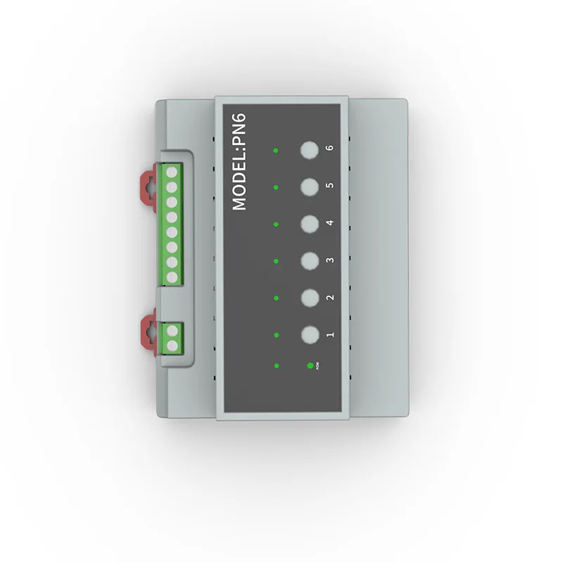 Módulo inteligente de contato seco de 6 vias Tuya, protocolo ZigBee, interruptor de disjuntor, direção de corrida direta e reversa do motor