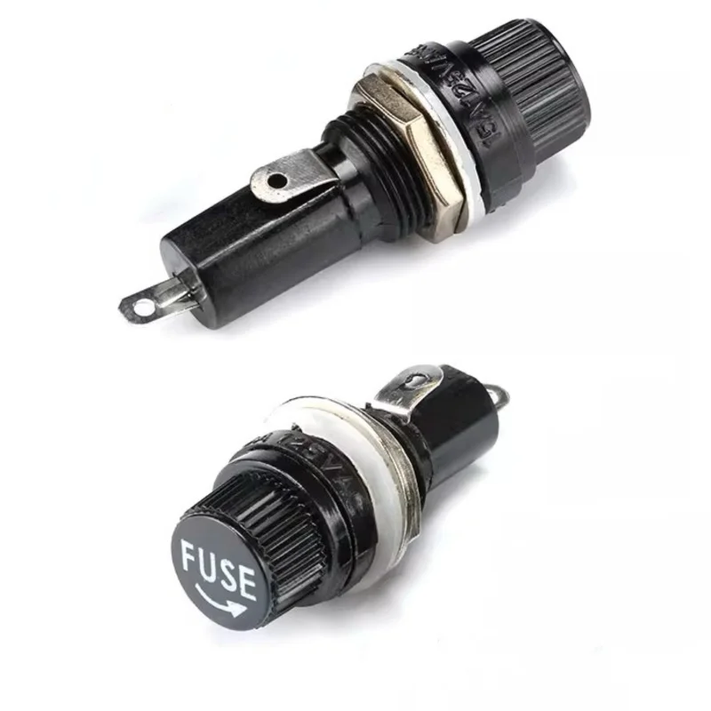 5pcs fuse holder 5*20MM 6X30mm 10A 250V fuse base
