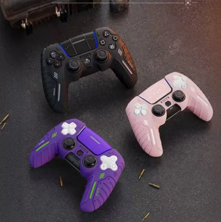 Funda Protectora de Silicona Antideslizante para Control de PS5, Cubierta Protectora de Manillar a Prueba de Polvo para el Control de Próxima Generación