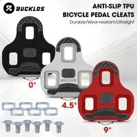 Crampons de vélo BUCKLOS pour système LOOK KEO, crampons de pédale autobloquants pour vélo de route, antidérapants, résistants à l'usure, crampons de chaussures de cyclisme en TPU 1