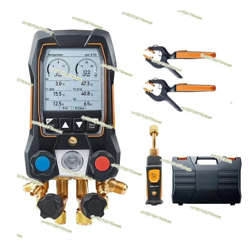 Intelligent Digital Manifold with Bluetooth and Bidirectional Valve Group with Fixed Cable Clamp Temperature Probe  550s