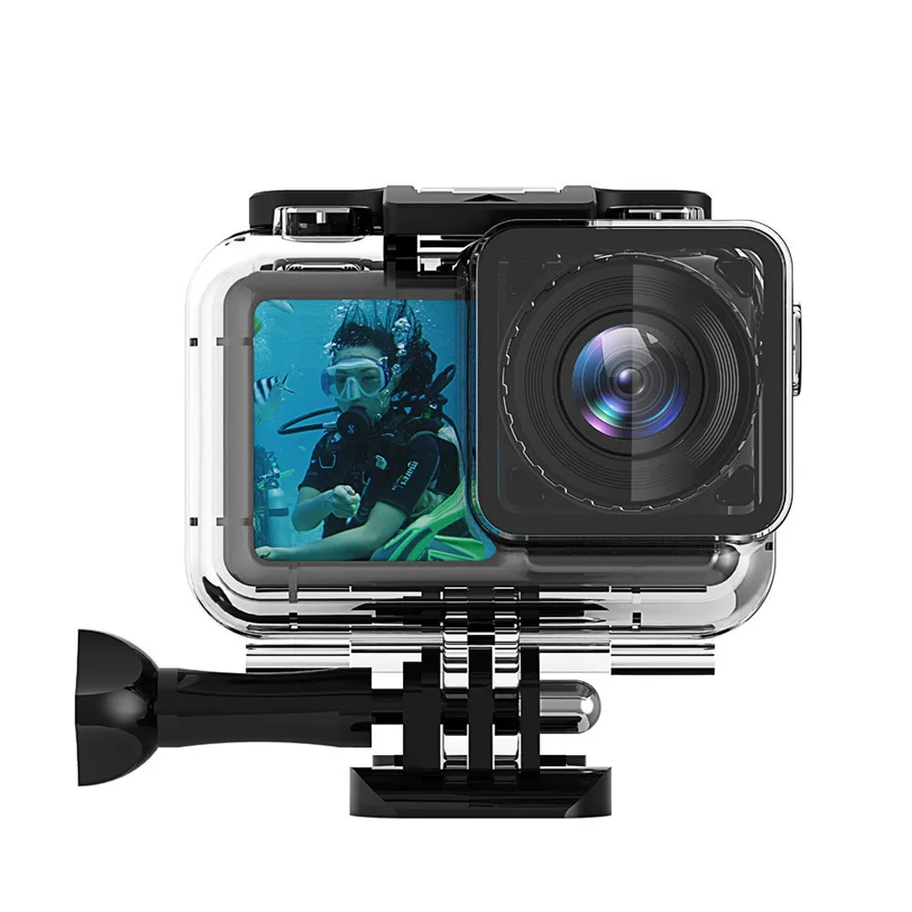 61M Waterproof Case Set For Dji Osmo Action Accessories Surfing Diving Underwater Housing Box  For Dji Osmo Action Case