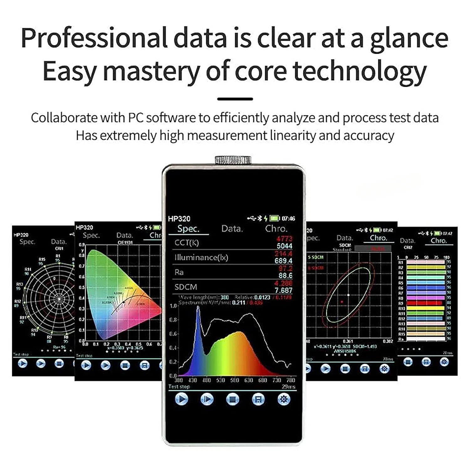 

Портативный спектрофотометр (HP330) Цветной ослюминометр, простой в переноске спектрометр
