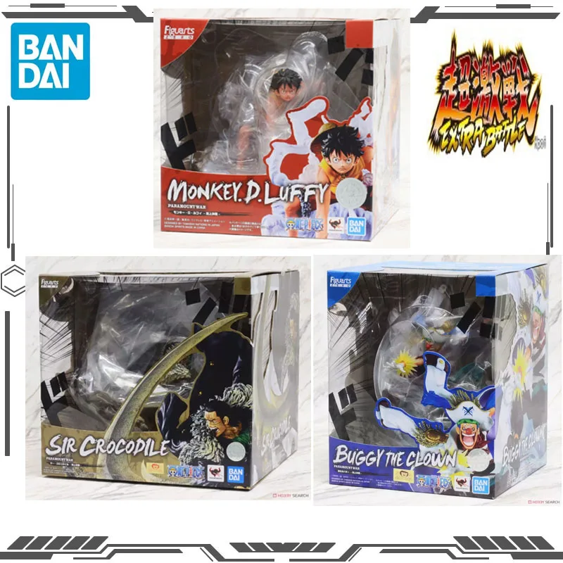

Оригинальная фигурка Bandai Figuarts ZERO One Piece Monkey D. Luffy Buggy Sir Crocodile, игрушки для мальчиков и девочек, подарок, коллекционная вещь