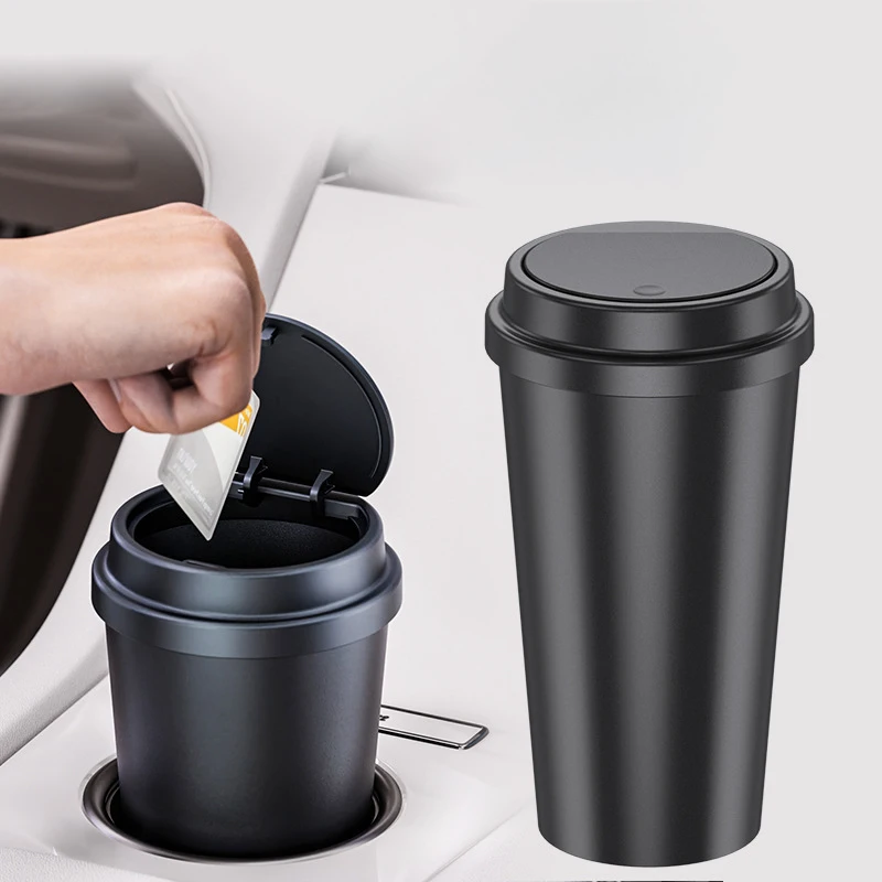 

Автомобильный мусорный бак с крышкой, автомобильные аксессуары, новинки для хранения и чистки автомобильных принадлежностей, настольный мусорный бак, офисная корзина для мусорной бумаги