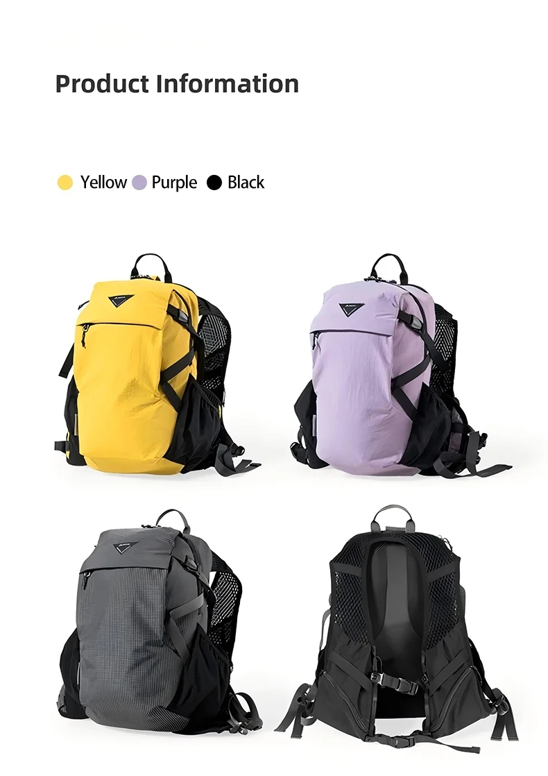 BISINNA Camping-Rucksack 20L Ultraleichter Wasserdichter Wanderrucksack für Männer und Frauen Outdoor Radfahren Reisen Klettern Tasche – Detail 2