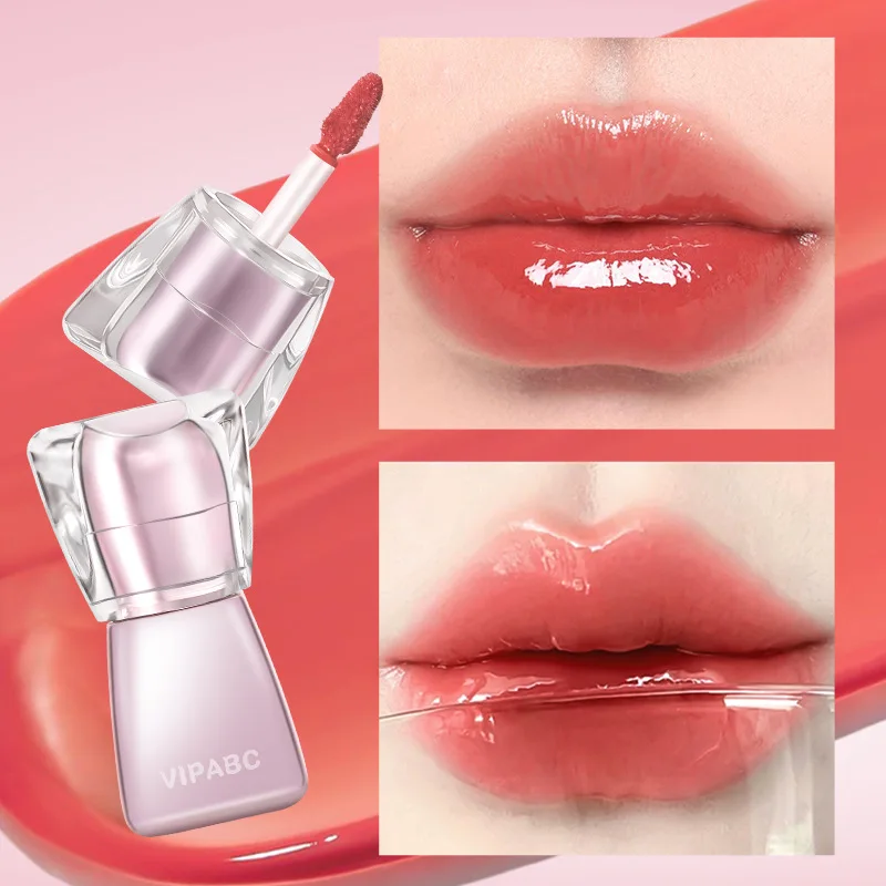 

Water Luster Mirror Lip Glaze Water Moist Delicate Transparent Natural Student Plain Make-up White Lip Glaze